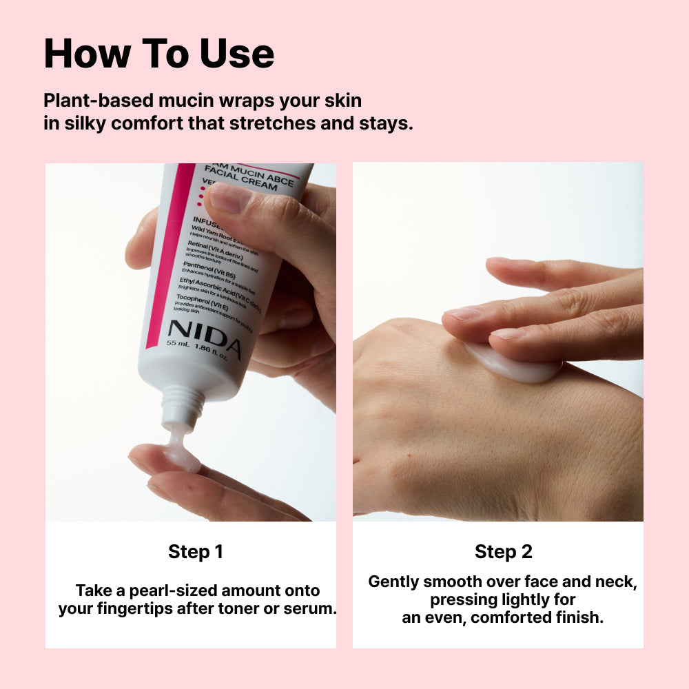 Nida Youthful Formula™ Yam Mucin  ABCE Facial Cream