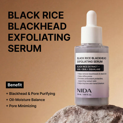 Nida Black Rice Blackhead Exfoliating Serum