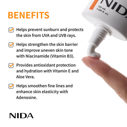 Nida Invisible Fit Sun Cream for Face & Body (Global)