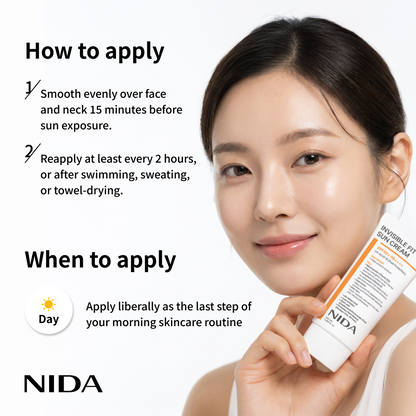 Nida Invisible Fit Sun Cream for Face & Body (Global)