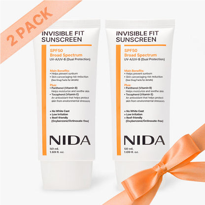Nida Invisible Fit Sunscreen for Face & Body