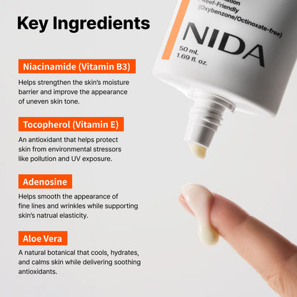 Nida Invisible Fit Sun Cream for Face & Body