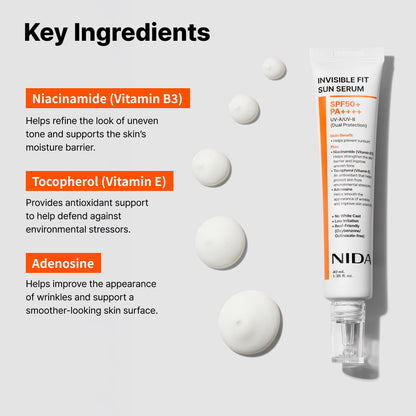 Nida Invisible Fit Sun Serum for Face