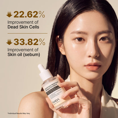 Nida White Black Exfoliating Serum Duo Bundle