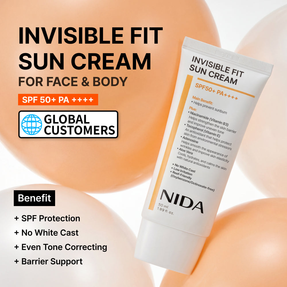 Nida Invisible Fit Sun Duo (Serum & Cream) (Global)