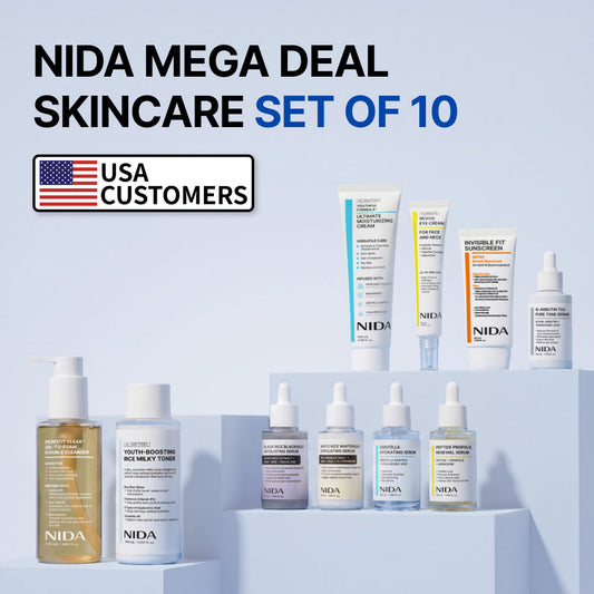 Nida Mega Deal Skincare Set of 10 (US)
